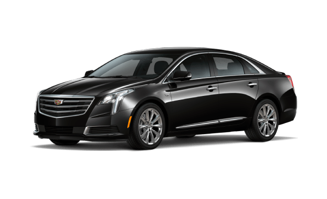 Black Cadillac xts fleet